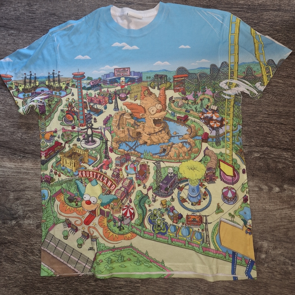 The Simpsons Krustyland Universal Studios t-shirt